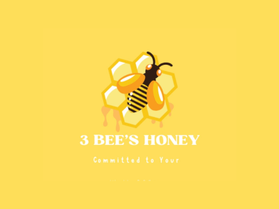 3 bees honey logo at The LVL 29